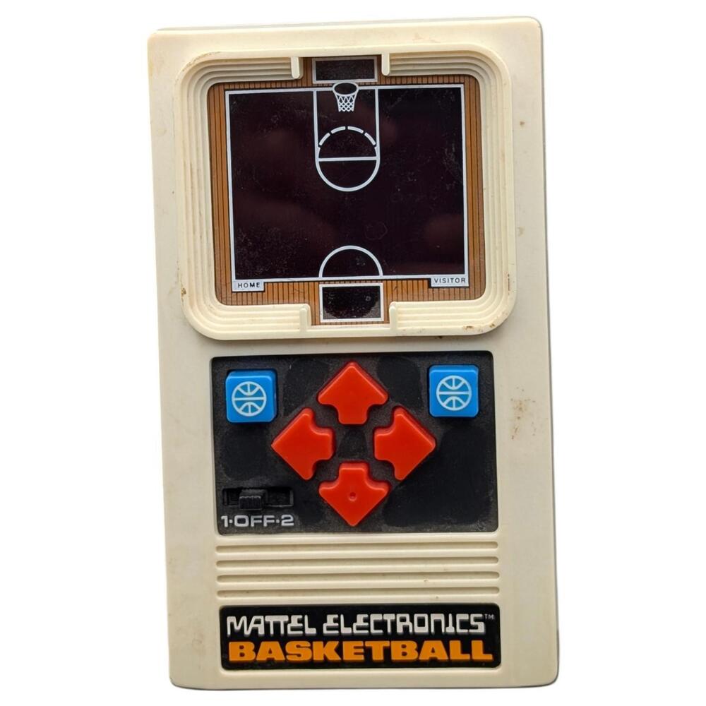 Vintage 1978 Mattel‎ Electronics Basketball Handheld Game Tested No Power